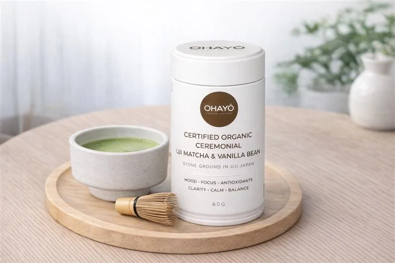OHAYŌ Modern Matcha | Certified Organic Ceremonial Matcha & Wild Blueberry photo 1
