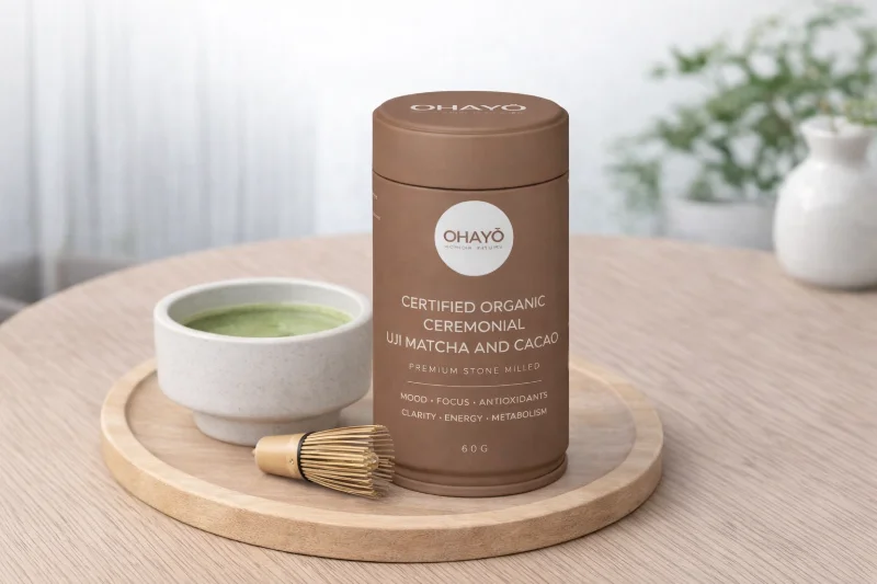 OHAYŌ Modern Matcha | Certified Organic Ceremonial Matcha & Wild Blueberry photo 3