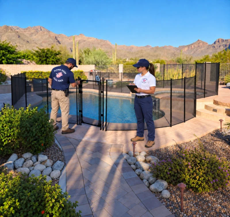 Flying Piggy Pool Fence photo 2